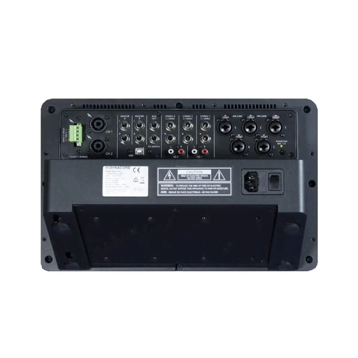 Dynacord PM 502 8-канальный активный микшер, 2х600 Вт.-1