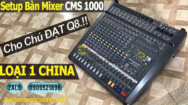 Chú Đạt Test Bàn Mixer Dynacord CMS 1000 Loại 1 - '' U60 '' RỒI MÀ HÁT NHƯ NUỐT ĐĨA