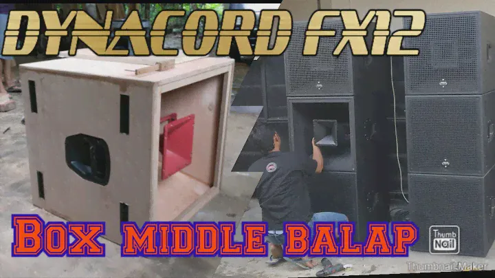 DIY BOX MIDDLE HOREN BALAP 12INC MODEL DYNACORD.FX12