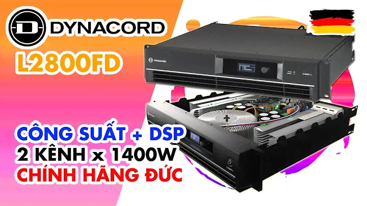 DYNACORD L2800FD-EU // CỤC ĐẨY CÔNG SUẤT DSP 2 KÊNH CAO CẤP