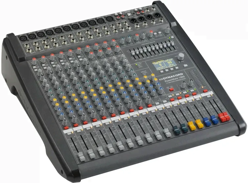 Dynacord PowerMate 1000-3, Аналоговые микшерные пульты с усилителем