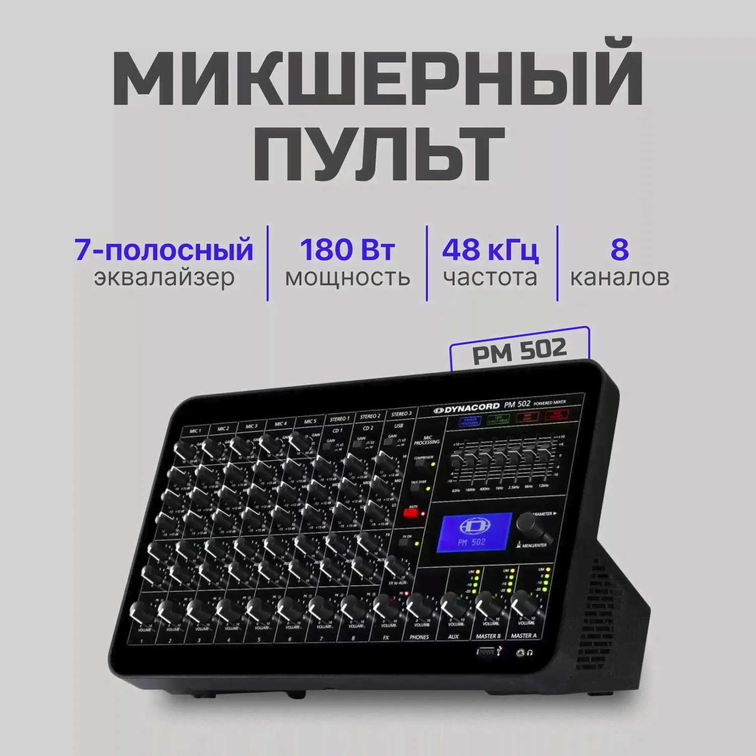 Активный микшерный пульт Dynacord PM 502