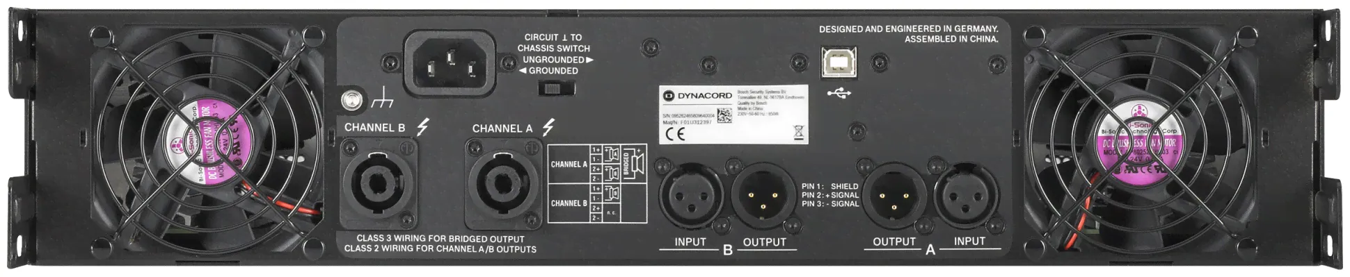 Усилитель мощности DYNACORD L1800FD черный
