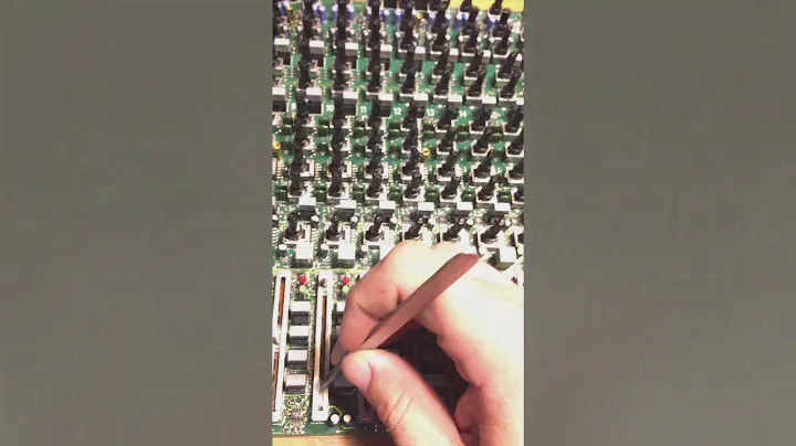 Cleaning Mixer Faders